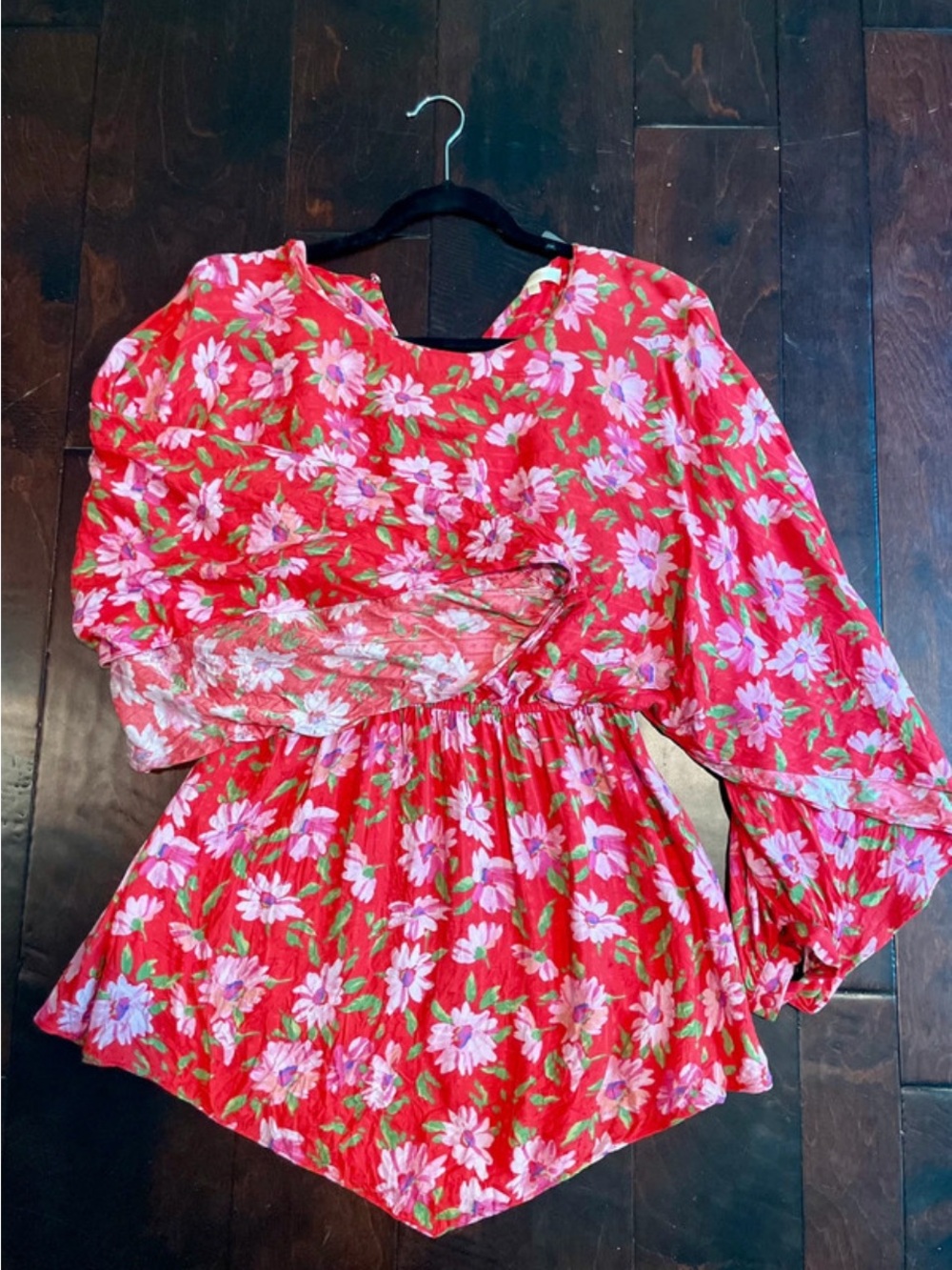 LoveShackFancy Floral Mini Dress